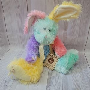 Boyds Bear Collection Exclusive RAINBOW  Head Bean “Wabbit” HTF